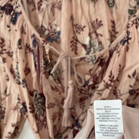 Lucky brand long sleeve boho floral dress size large - Picture 4 of 6